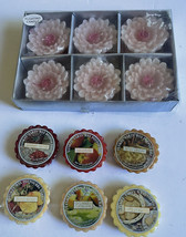 Yankee Candle Tarts Wax Potpourri Lot Of 6 New Sealed + 6 Floating Candle - £15.62 GBP