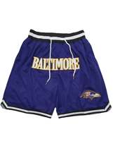 Baltimore Ravens Classic Throwback Vintage Shorts - £39.07 GBP+