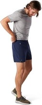 Smartwool Merino Sport Lined 5&quot; Shorts Mens XXL Navy Blue Brief Liner Wool NEW - £31.54 GBP
