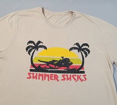 Summer Sucks Competition Snowmobile Silhouette Colorful No Tags - £7.38 GBP
