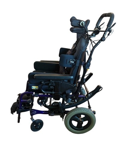 Quickie Iris Tilt-In-Space Manual Wheelchair w/ Jay Zip Seat & Back System Youth Item image 2