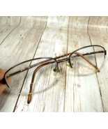 Liz Claiborne Gold Half-Rim Metal Crystal Eyeglass FRAMES - C285 0JM3 54... - $49.45