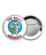 LOS POLLOS HERMANOS BREAKING BAD FUNNY QUOTE PIN PINBACK BUTTON FLAIR GI... - $21.49+