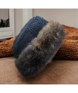Eve Wallace 4 Peaks Slinkskin Hat Womens Lambskin &amp; Possum Fur Trim Medi... - €105,83 EUR