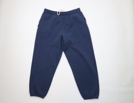 Vintage 90s Streetwear Mens Large Faded Blank Heavyweight Sweatpants Jog... - £34.91 GBP