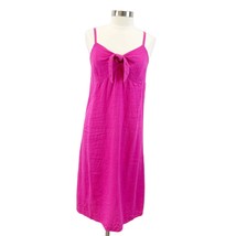 NEW Old Navy Womens L Linen Blend Vibrant Fuchsia Pink  Strappy Dress Summer - £27.42 GBP