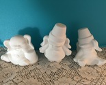 T2 - 3 Crack Pot Girl Bunnies Ceramic Bisque Ready-to-Paint, You Paint - $7.50