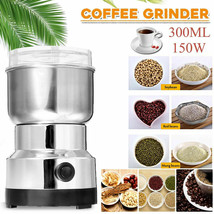 Electric Coffee Bean Grinder Nut Seed Herb Grind Spice Crusher Mill Blen... - £33.15 GBP