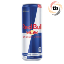 12x Cans Red Bull Energy Drink 12oz Vitalizes Body &amp; Mind ( Fast Shippin... - £40.74 GBP