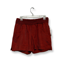 Wit &amp; Wisdom Womens Casual Shorts Orange Pocket Raw Hem High Rise Smocke... - $17.59