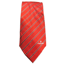 Suzuki Name Logo Promo Men&#39;s Red Black Silver Multi Striped Neck Tie Rar... - $20.79