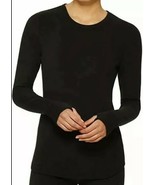 Climate Right Cuddl Duds ~ Black ~Small ~ Long Sleeve Frigid Crew ~ Thum... - $426.35 MXN