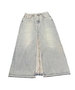 Aritzia Denim Forum The Coco High-Rise Maxi Denim Skirt Size 30 Waist New - $101.55 CAD