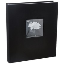 Fabric Frame Cover Photo Album 200 Pockets Hold 5x7 Photos, Deep Black - $43.99