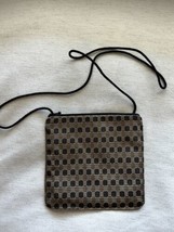 Maruca Crossbody Small Bag Purse Grey Gold Black Handmade in Boulder - £27.07 GBP