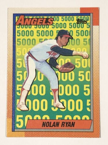 Primary image for 1990 Topps #3 Nolan Ryan California Angels MLB Baseball Card