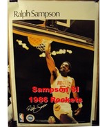 Ralph Sampson Sports Illustrated Poster - Houston Rockets NBA SI #4408 V... - £23.34 GBP