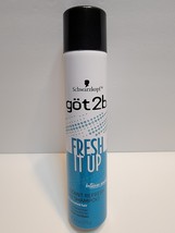 New Schwarzkopf Got2b Fresh It Up Instant Refresh Dry Shampoo Spray 6.2 OZ - £10.39 GBP