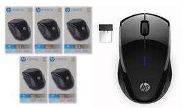 HP X3000 G2 Wireless Mouse 28Y30AA#ABA w/3-Button Control &amp; Scroll Wheel, 5-PACK - £39.56 GBP