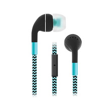 [Pack Of 2] Industries HM650: Cord Plus Stereo Earbuds with in-line Mic In Blue - £20.03 GBP