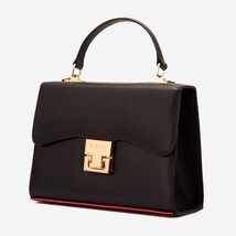 The Ege Black Leather Handbag image 4