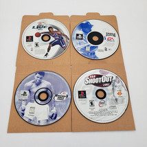 PS1 NBA Live 2002, NBA ShootOut 2002, Knockout Kings &amp; Triple Play 98 Game Lot - £11.78 GBP