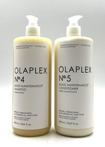 Olaplex No.4 Bond Maintenance Shampoo &amp; No.5  Conditioner 33.8 oz Duo - £97.82 GBP