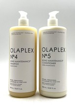 Olaplex No.4 Bond Maintenance Shampoo &amp; No.5  Conditioner 33.8 oz Duo - £97.54 GBP