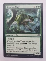 MTG Magic The Gathering Card Riparian Tiger Creature Cat Green Kaladesh 2016 - $7.68