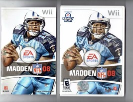 Nintendo Wii Madden 2008 video Game Complete (disc Case and Manual) - £11.43 GBP