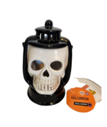 Happy Halloween Skull Light Up Lantern 8&quot; Tall -  New W/Tag - $24.99
