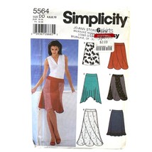 Simplicity Sewing Pattern 5564 Skirt Misses Size 4-10 - $5.39