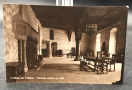 RPPC Great Kitchen Chillon Castle Lake Geneva Vaud Switzerland Postcard - £10.79 GBP