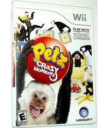 NINTENDO WII PETZ CRAZY MONKEYZ Complete Video Game With Manual Tested/W... - £5.82 GBP