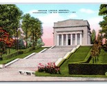 Abraham Lincoln Memorial Hodgenville Kentucky KY Linen Postcard Y5 - £1.51 GBP