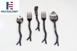 Al- Nurayn Medieval Style Iron Twig Flatware Cutlery Set - £38.95 GBP