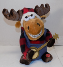 DanDee Banjo Playing Christmas Moose Grandma/Grandpa Got Ran Over By A R... - $731.95 MXN