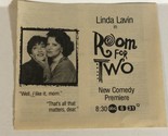 Room For Two Tv Series Print Ad Vintage Linda Lavin TPA1 - £4.74 GBP