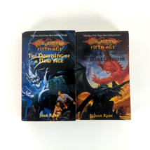 DragonLance Novels The Fifth Age, Lot Of 2 Books By Jean Rabe 1996 &amp; 199... - $21.99