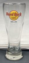 Hard Rock Cafe Pilsner Glass 8.25&quot; Tall 20oz Dallas - £9.78 GBP