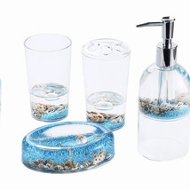4 Piece Acrylic Floating Bathroom Vanity Accessory Set - $1,490.64 MXN