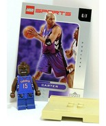 LEGO Sports NBA Raptors Vince Carter #15 2002 Upper Deck Card Base Purpl... - $14.54
