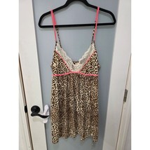 In Bloom by Jonquil Leopard Print 2-Piece Pajama Set – Size Medium - $524.91 MXN