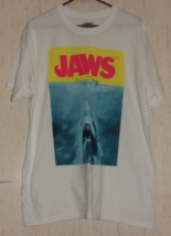 NWT MENS UNIVERSAL JAWS WHITE NOVELTY T-SHIRT SIZE XL - $25.20