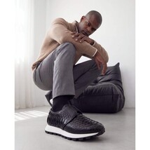 The Obsidian Black Snake Leather Men Sneaker image 14