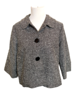 Elementz Women&#39;s Short Tweed Jacket Black/White Large - €16,37 EUR