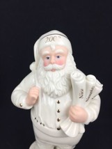 2008 LENOX For The Holidays SANTA&#39;S LISTS Porcelain Christmas Figurine #... - £18.28 GBP