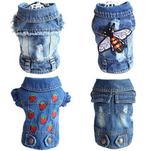 Denim Jacket Jeans Pet Vest - $316.95 MXN+