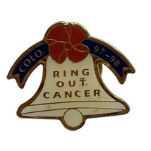 Colorado Ring Out Cancer Organization State Enamel Lapel Hat Pin Pinback - £4.75 GBP