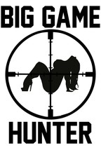 Big Game Hunter Chubby Chaser  Vinyl Truck RACE Logo Vinyl Decal huge stickers - £19.13 GBP+